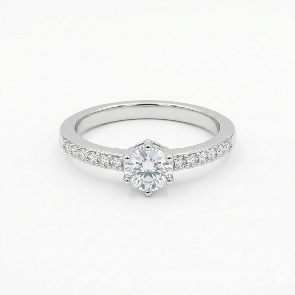 Omira Solitaire Radiance Ring | CZ Diamond | 925 Sterling Silver